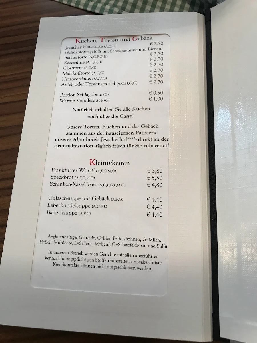 Speisekarte photo 4
