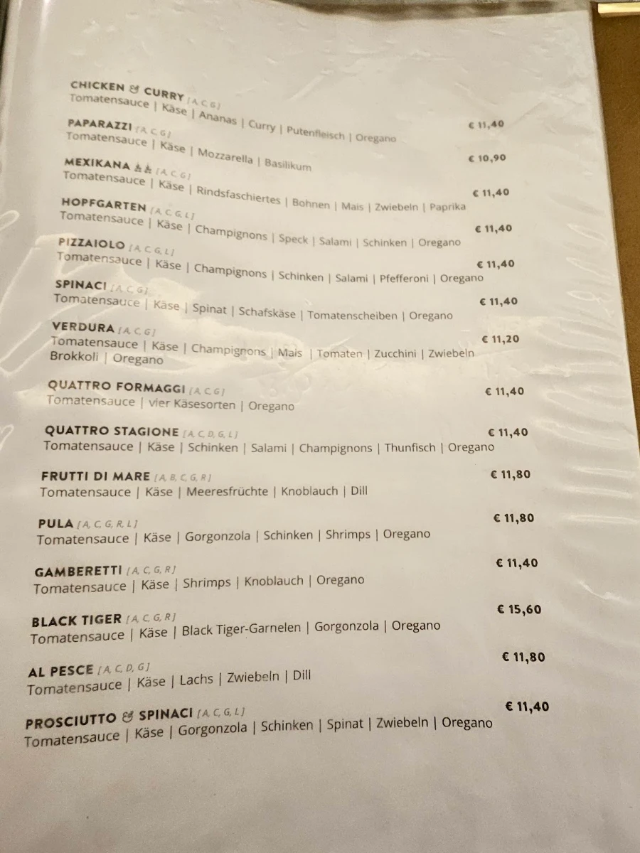 Speisekarte photo 5