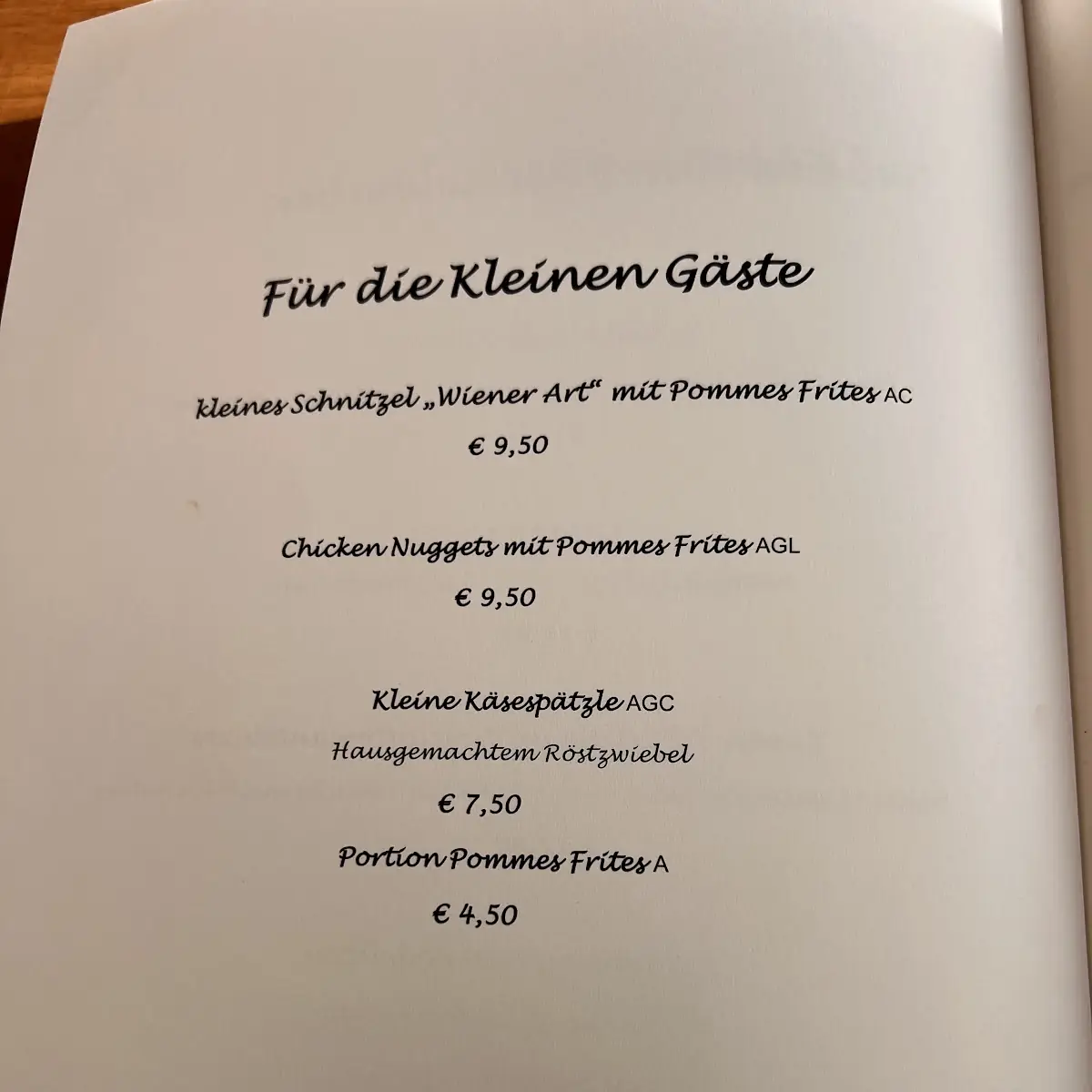Speisekarte photo 7
