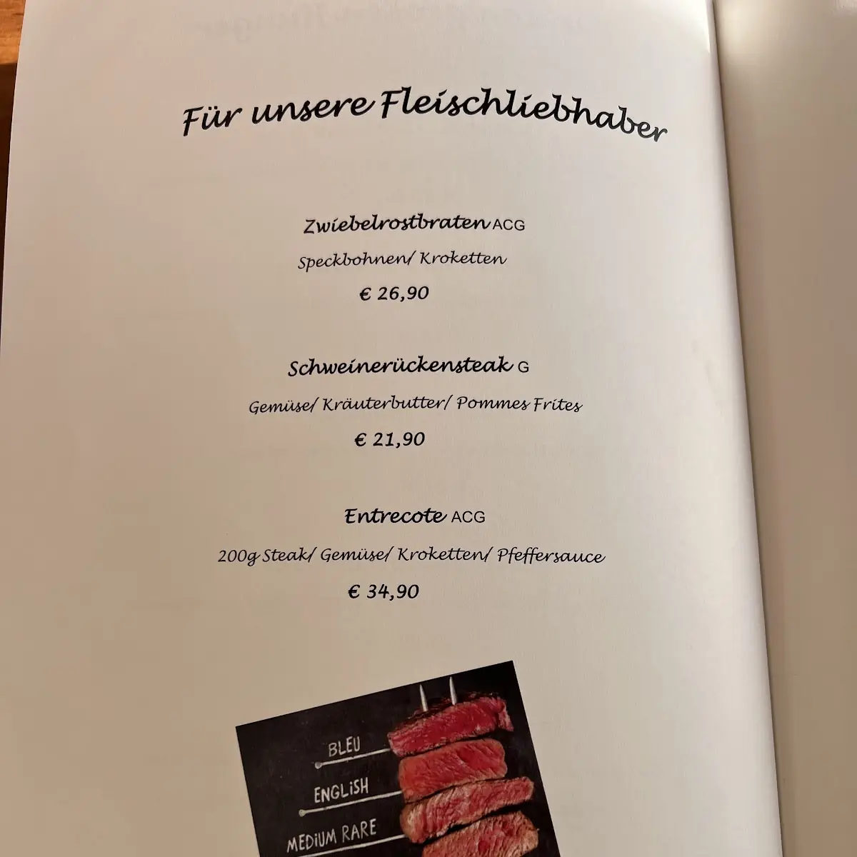 Speisekarte photo 8