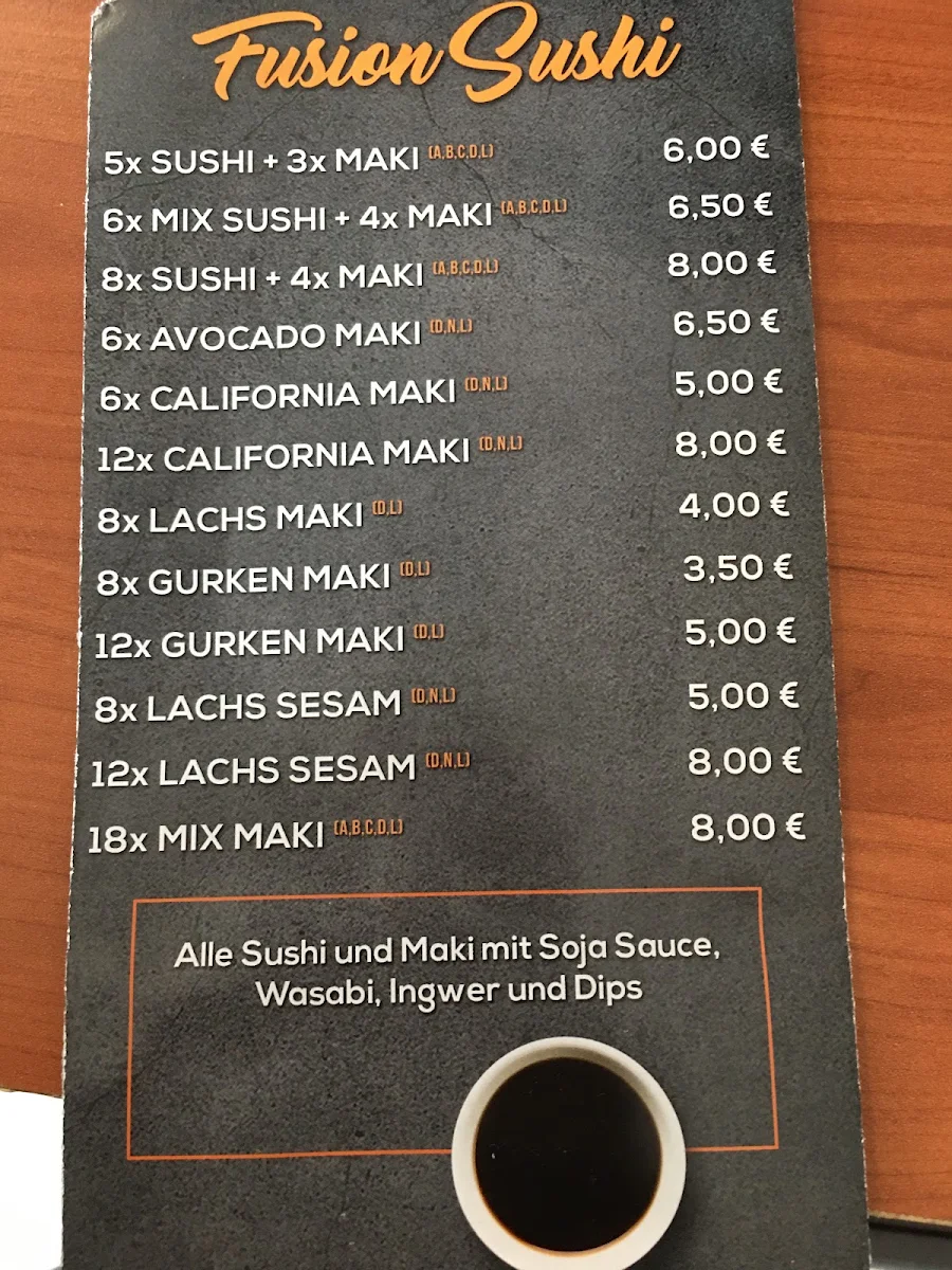 Speisekarte photo 1