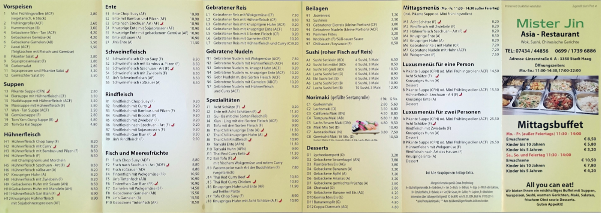Speisekarte photo 1