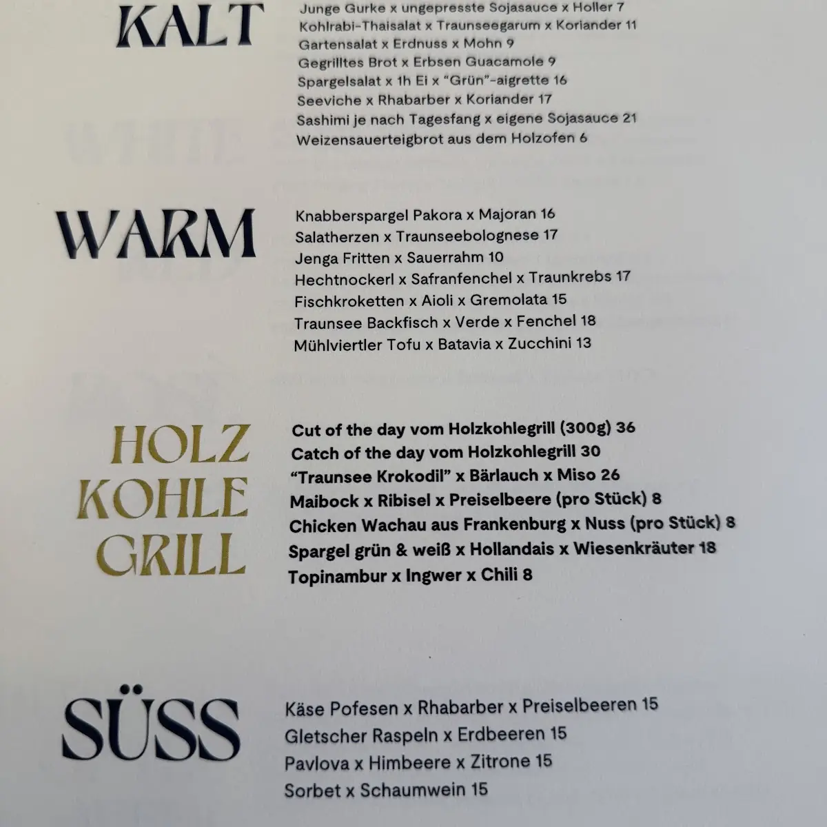 Speisekarte photo 1