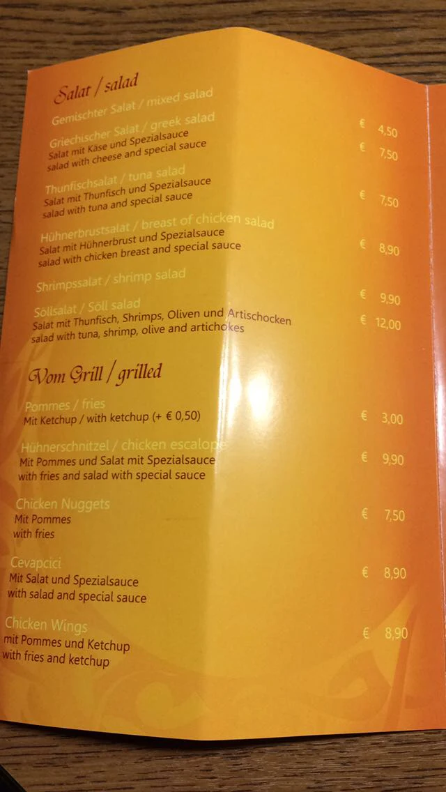 Speisekarte photo 10