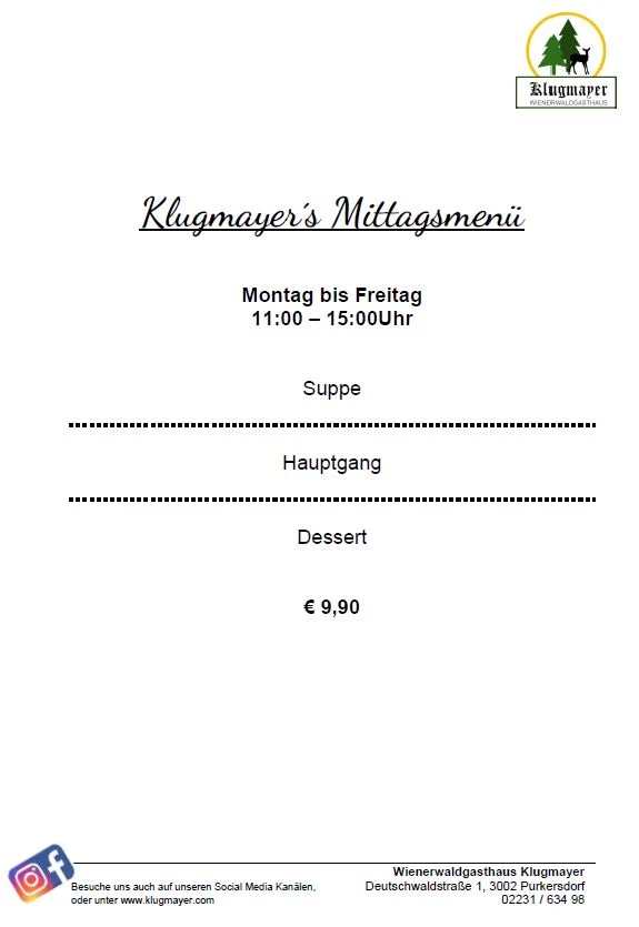 Speisekarte photo 1