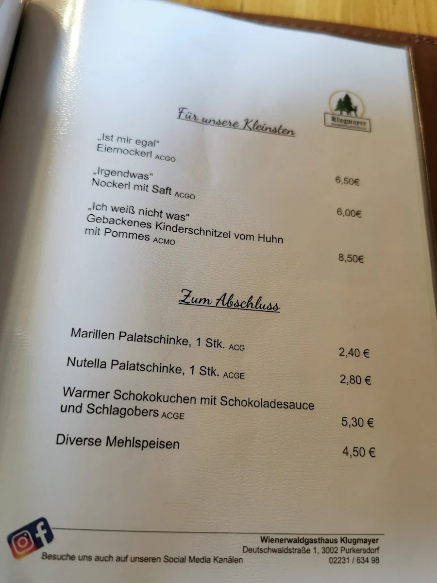 Speisekarte photo 5