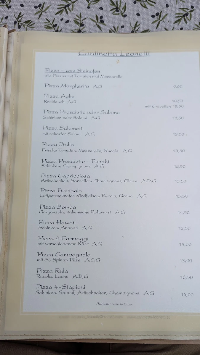 Speisekarte photo 2
