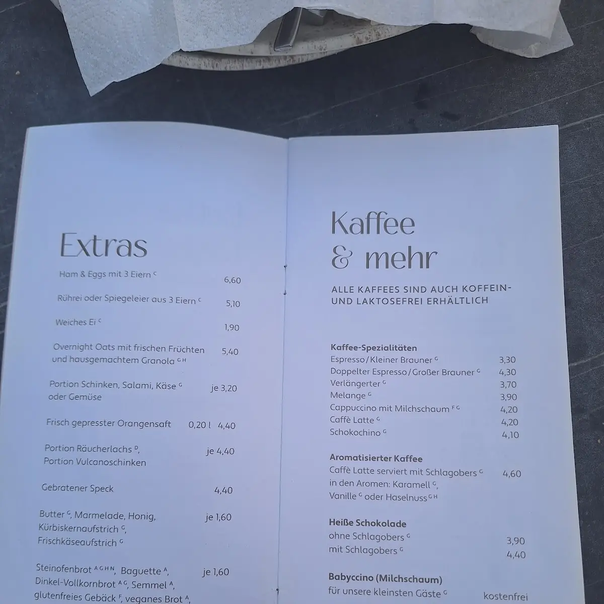 Speisekarte photo 2