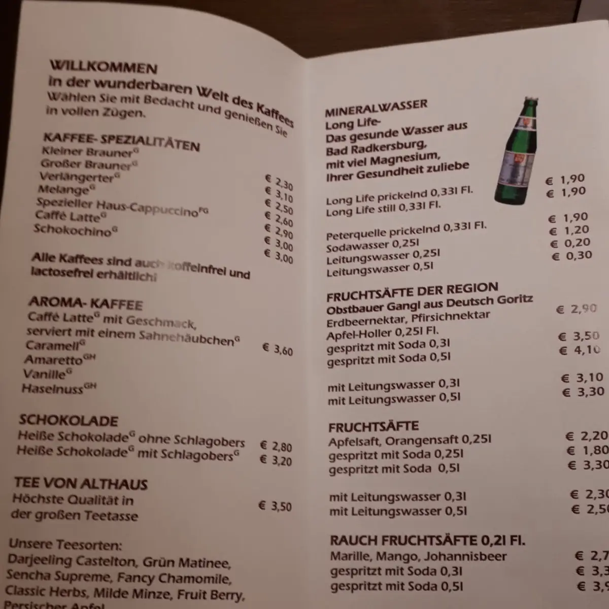 Speisekarte photo 6