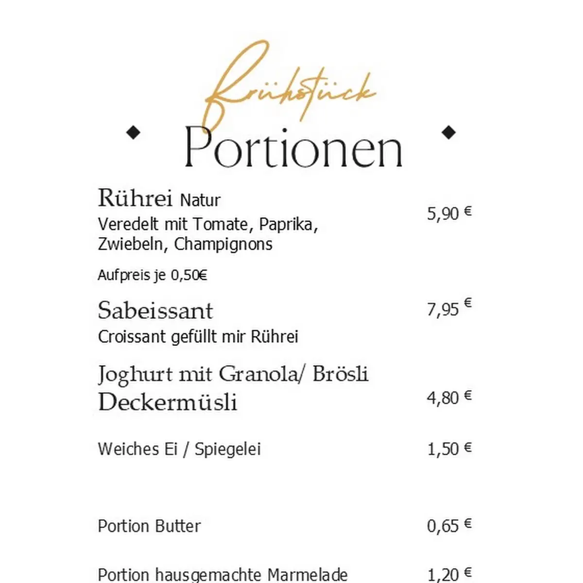 Speisekarte photo 6