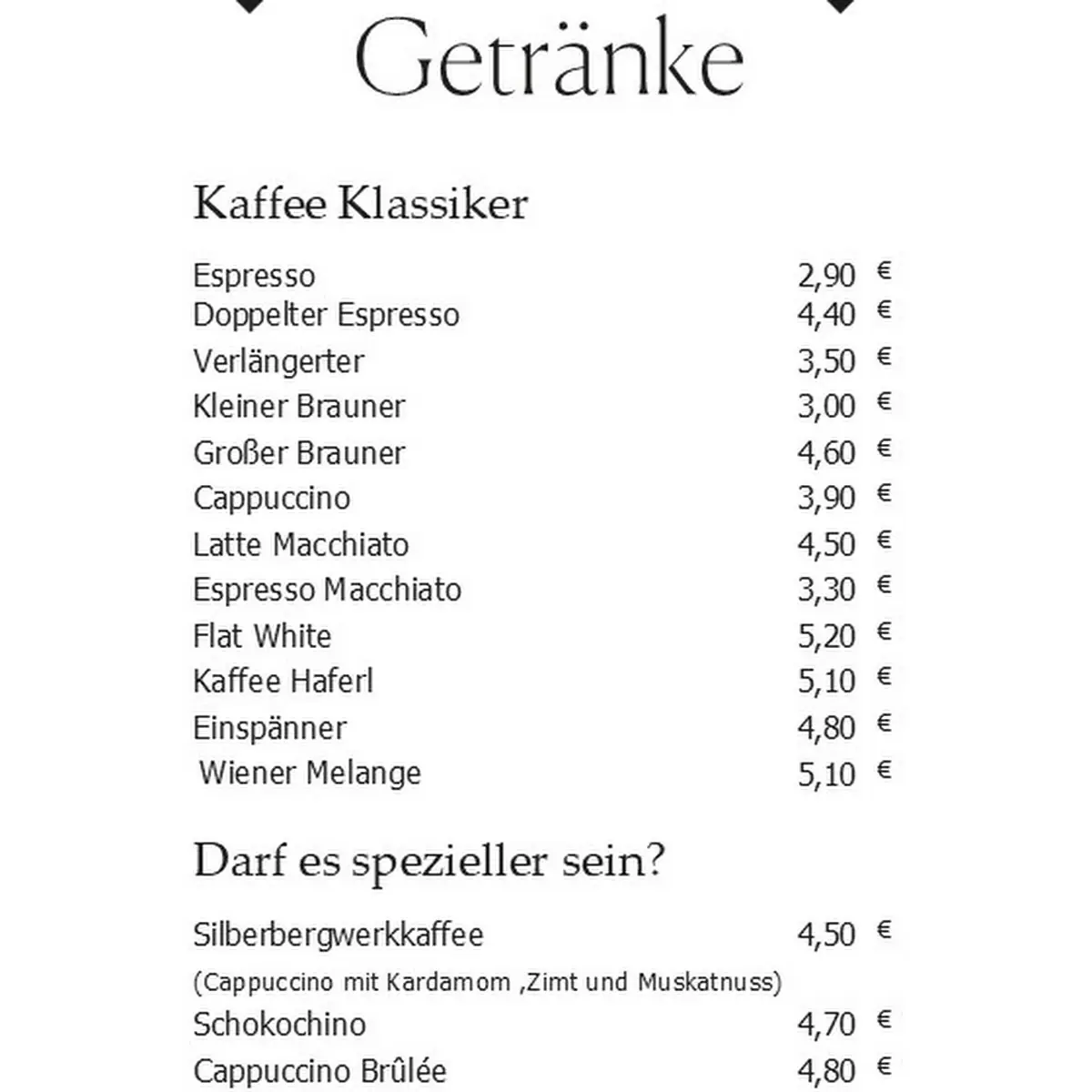 Speisekarte photo 7