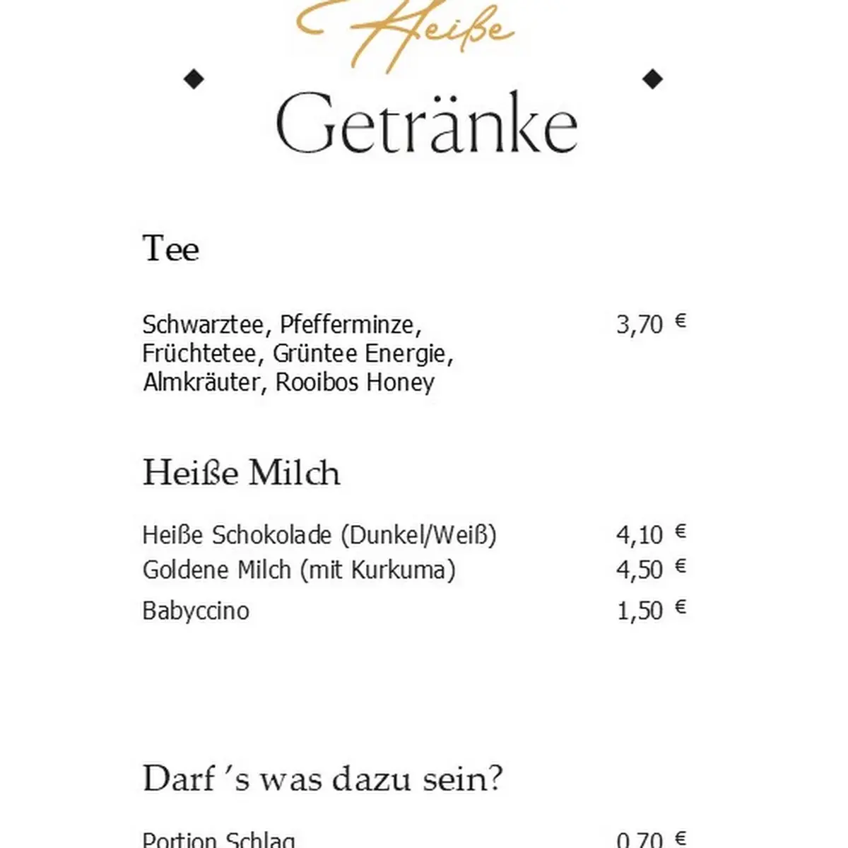 Speisekarte photo 9
