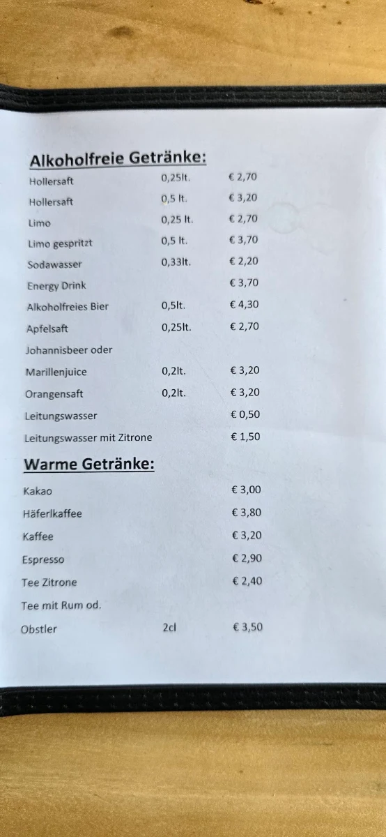 Speisekarte photo 2
