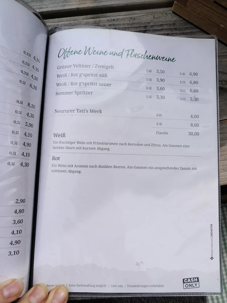 Speisekarte photo 1