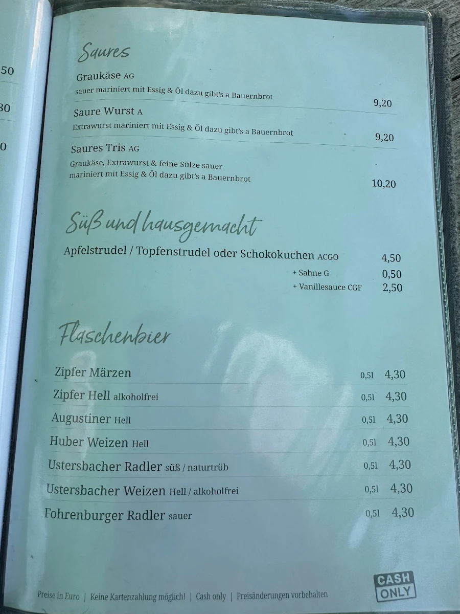 Speisekarte photo 8