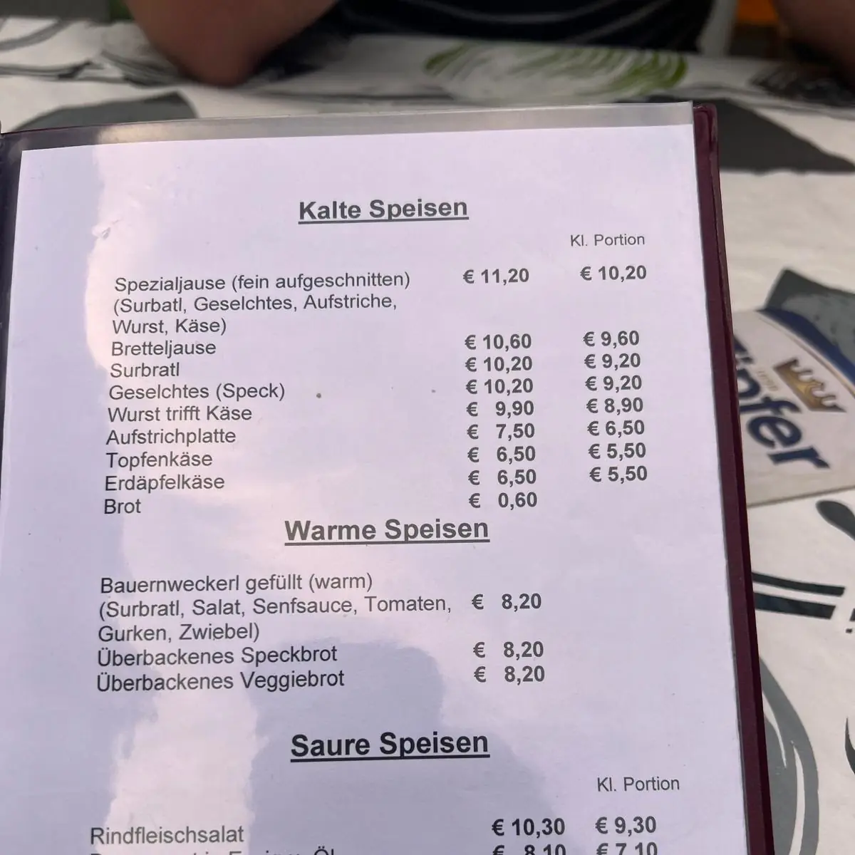 Speisekarte photo 2