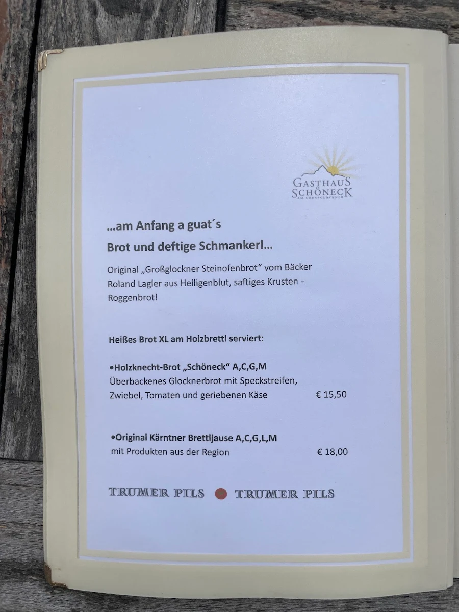 Speisekarte photo 1