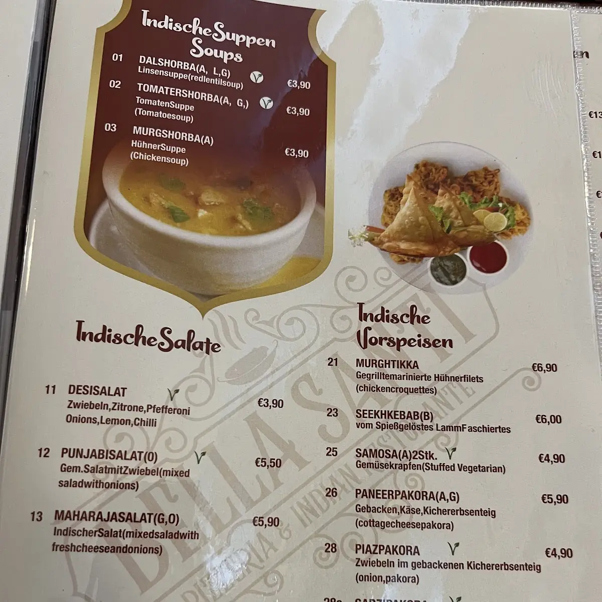 Speisekarte photo 2