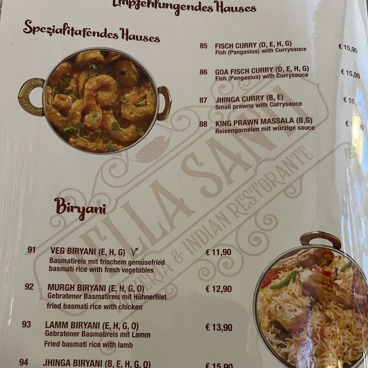 Speisekarte photo 5