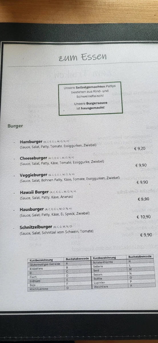 Speisekarte photo 5