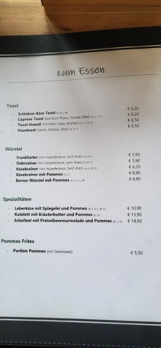 Speisekarte photo 6