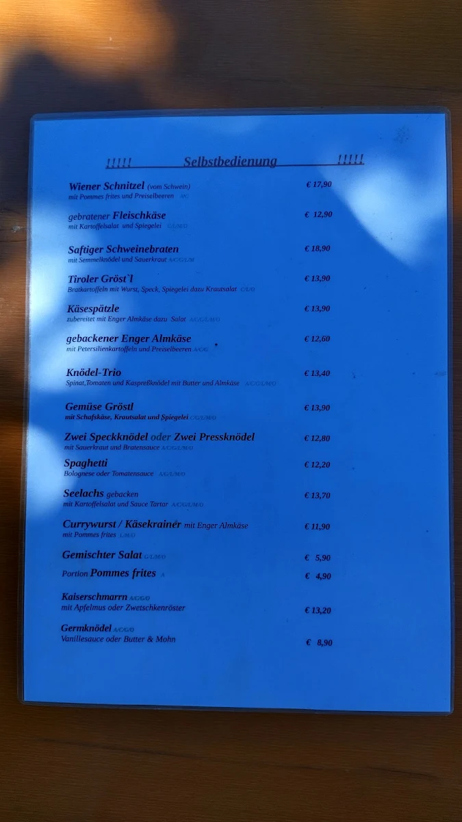 Speisekarte photo 4