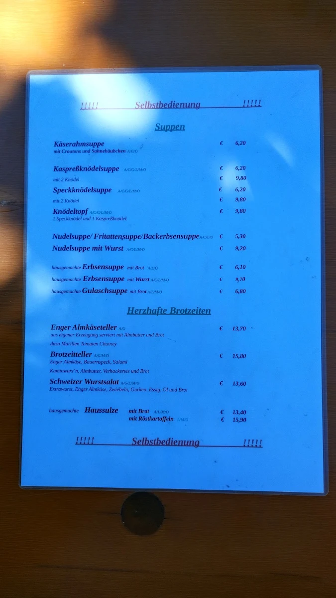 Speisekarte photo 5
