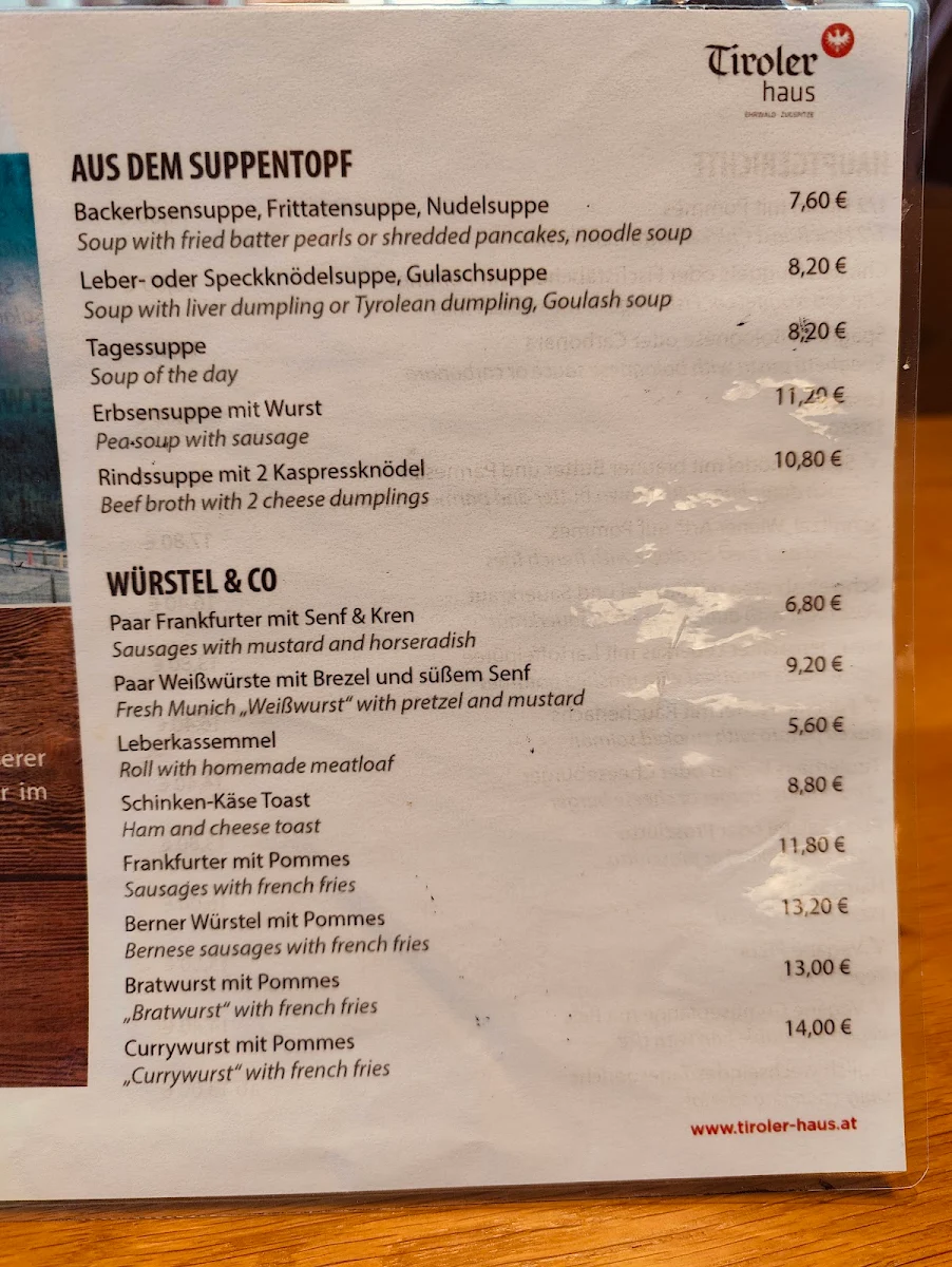 Speisekarte photo 8