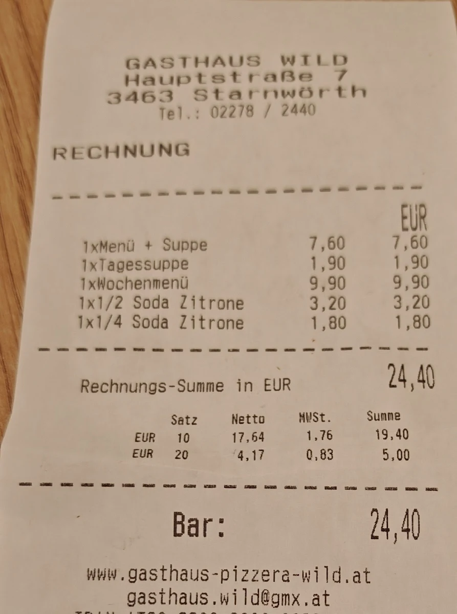 Speisekarte photo 4