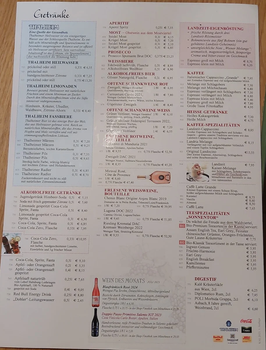 Speisekarte photo 1