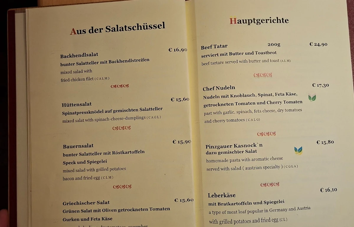 Speisekarte photo 1