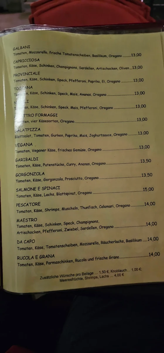 Speisekarte photo 6