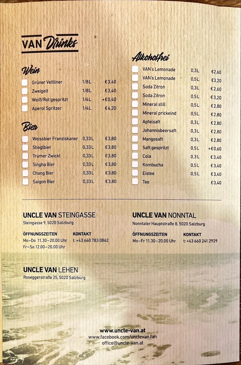 Speisekarte photo 5