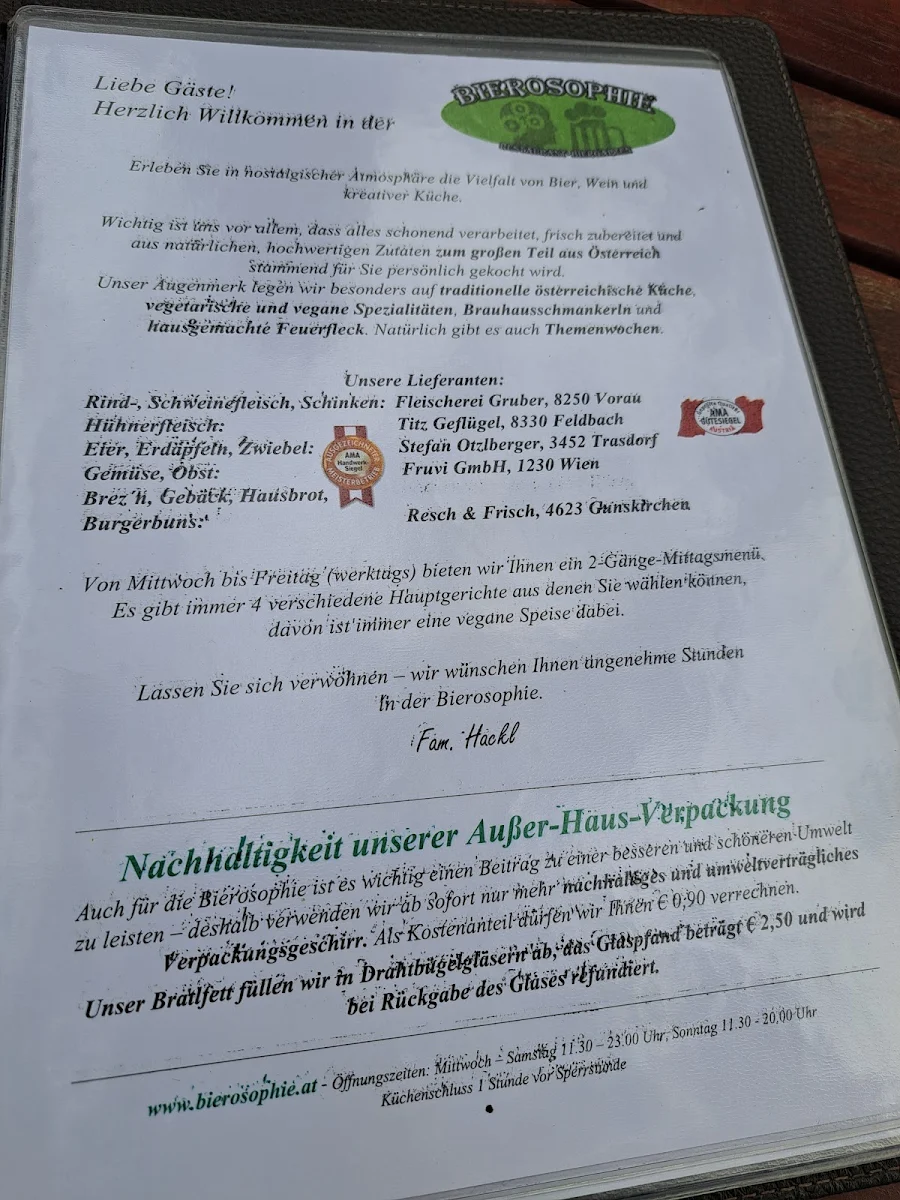 Speisekarte photo 3