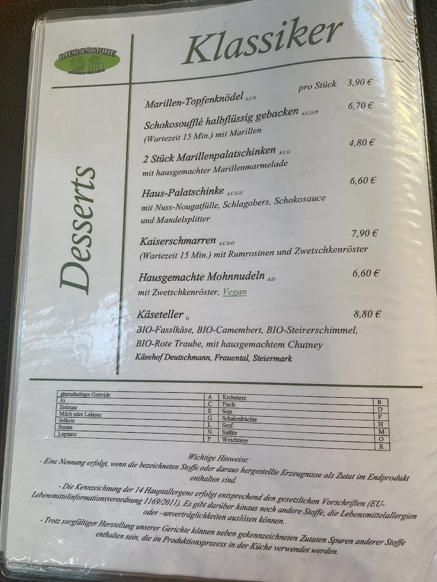 Speisekarte photo 9