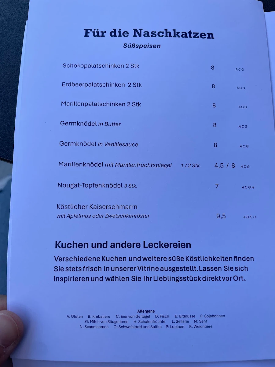 Speisekarte photo 3