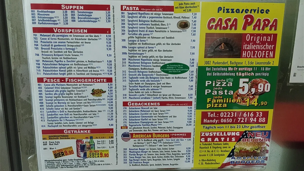 Speisekarte photo 2