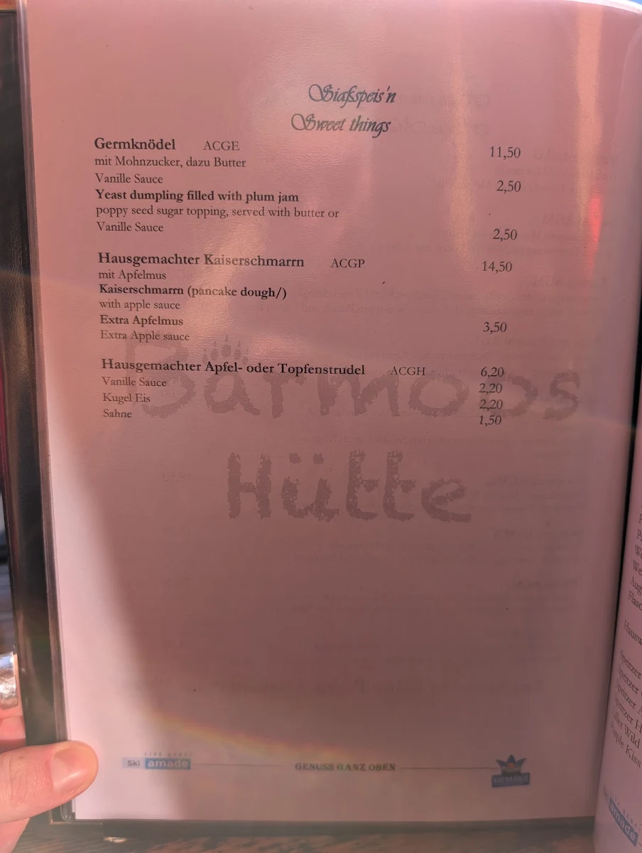 Speisekarte photo 5