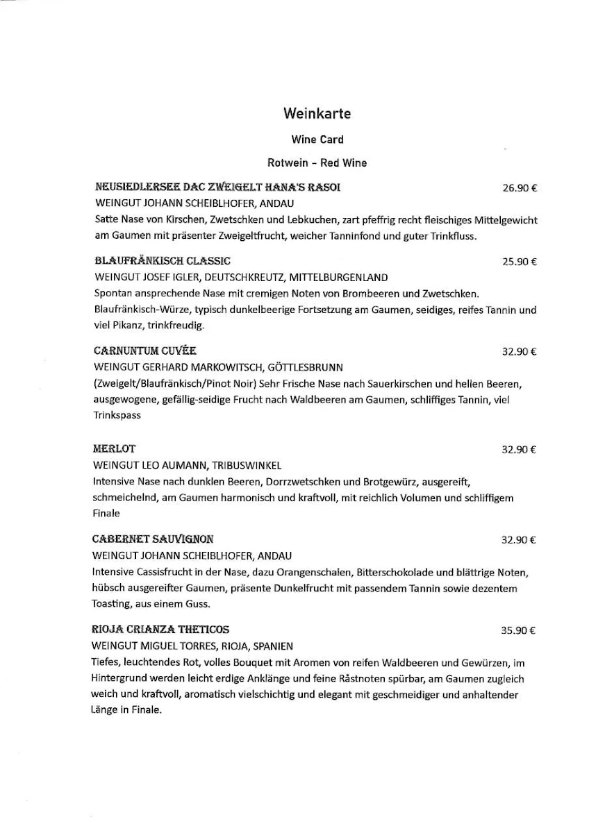 Speisekarte photo 3