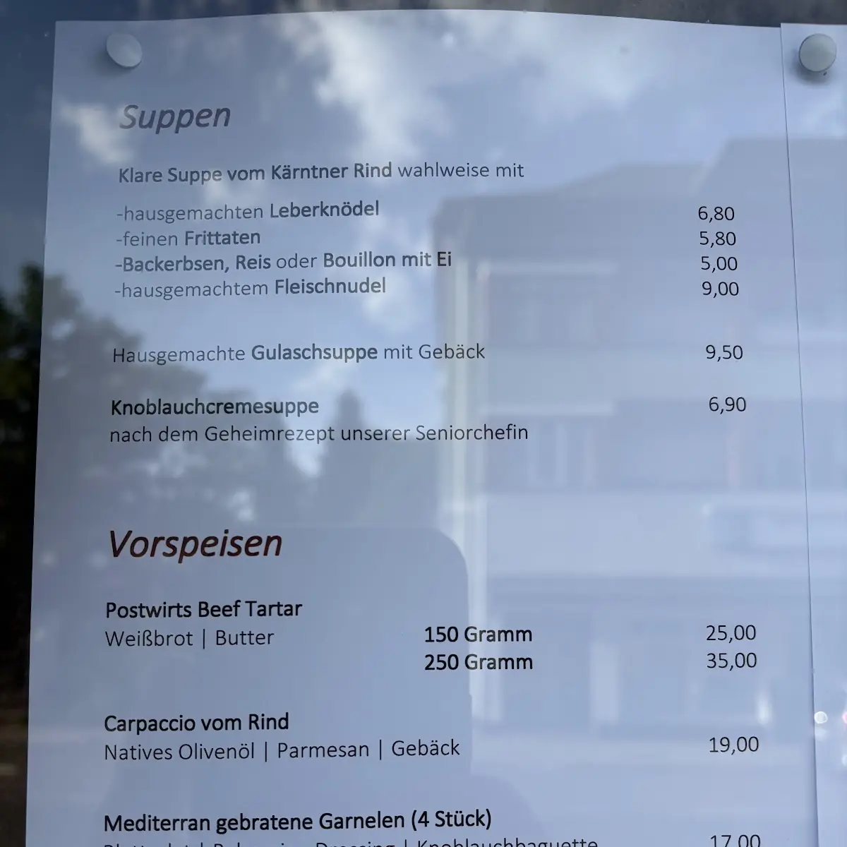 Speisekarte photo 3
