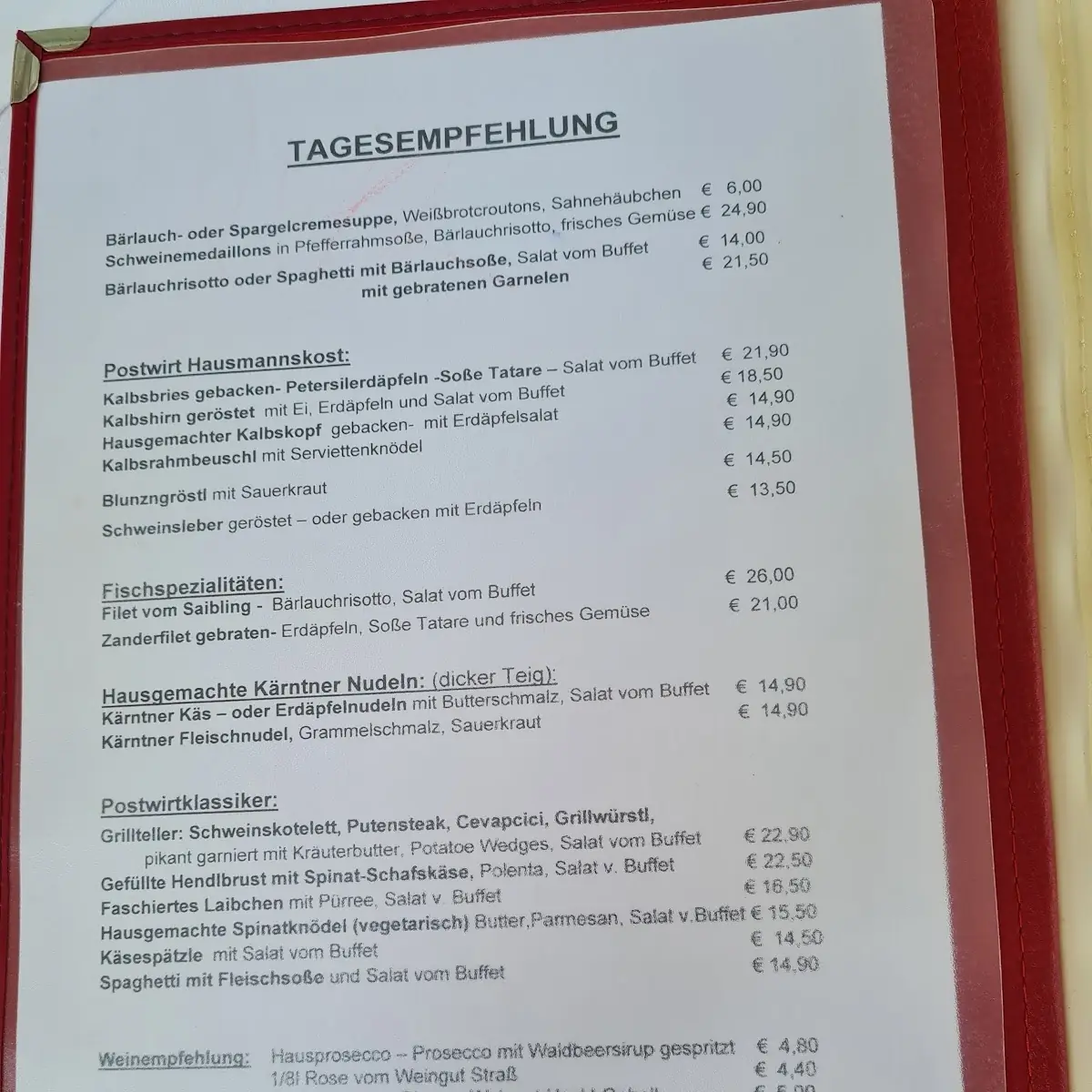 Speisekarte photo 7