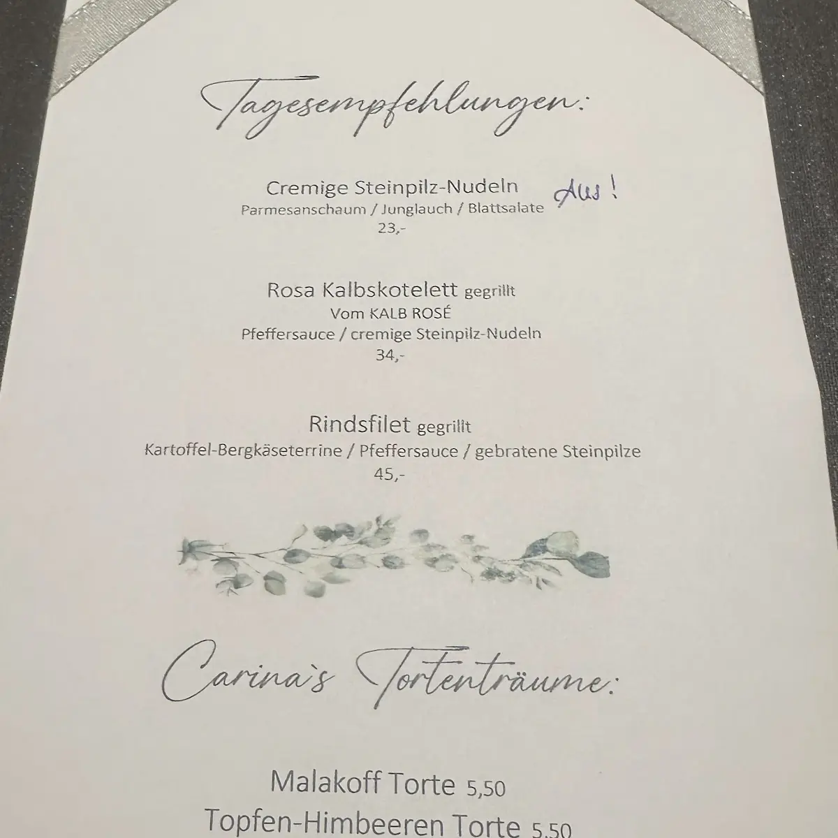 Speisekarte photo 2