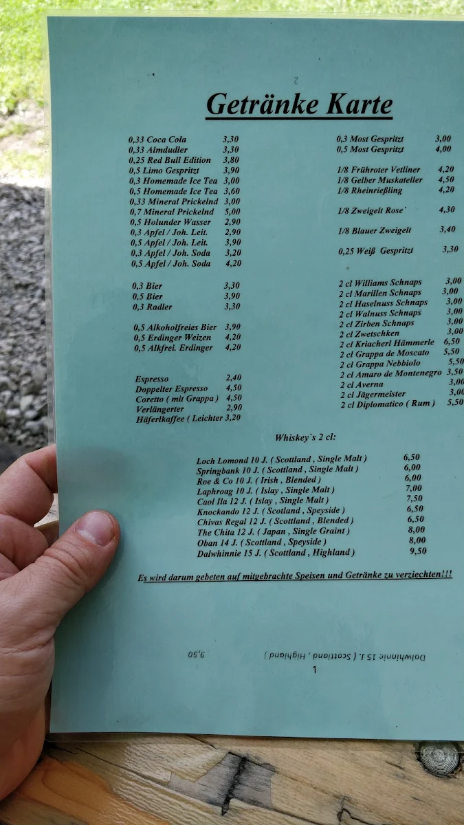 Speisekarte photo 1