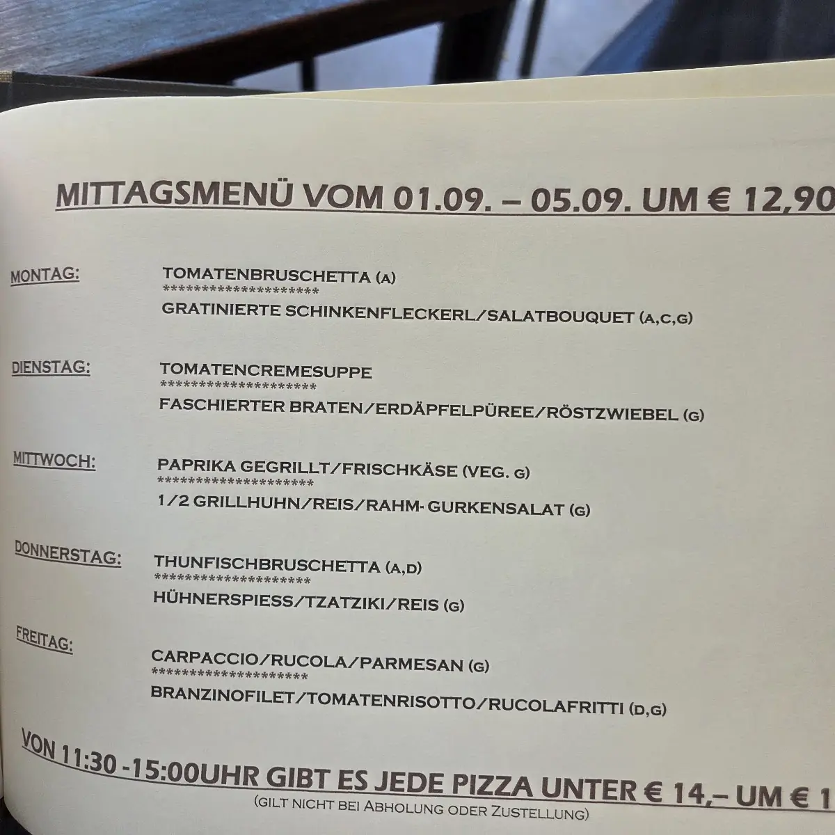 Speisekarte photo 7