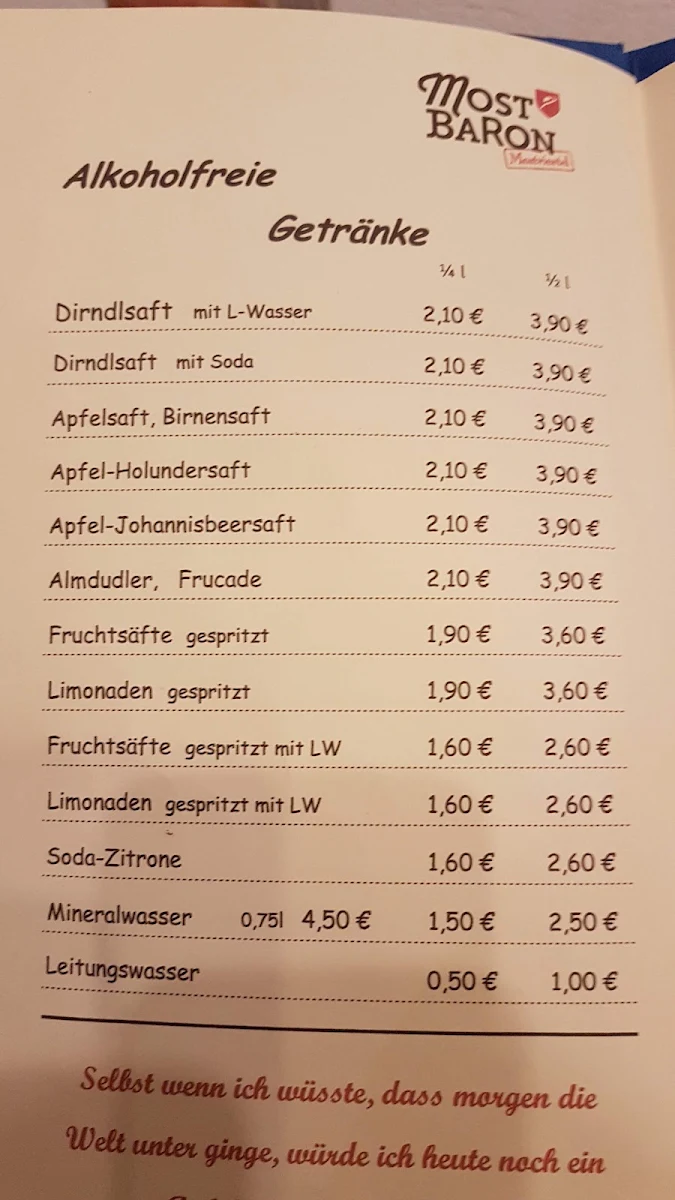 Speisekarte photo 3