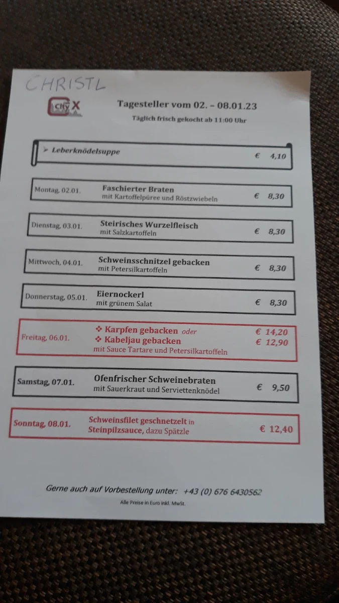 Speisekarte photo 3