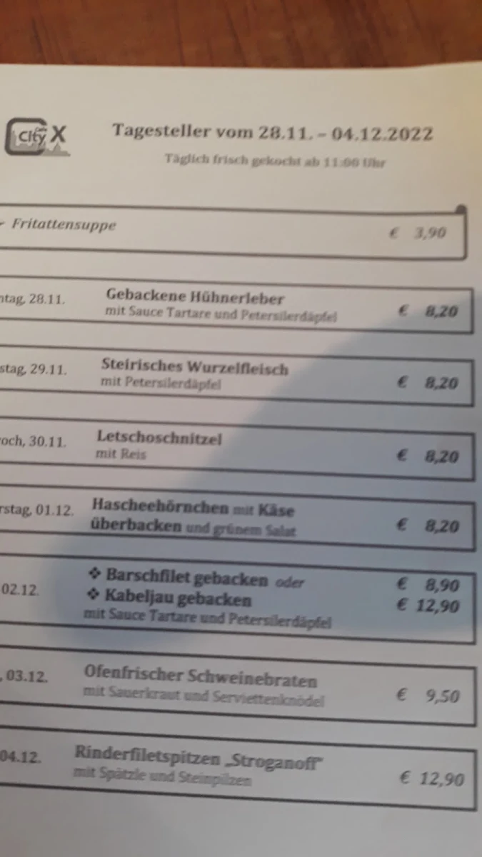 Speisekarte photo 5