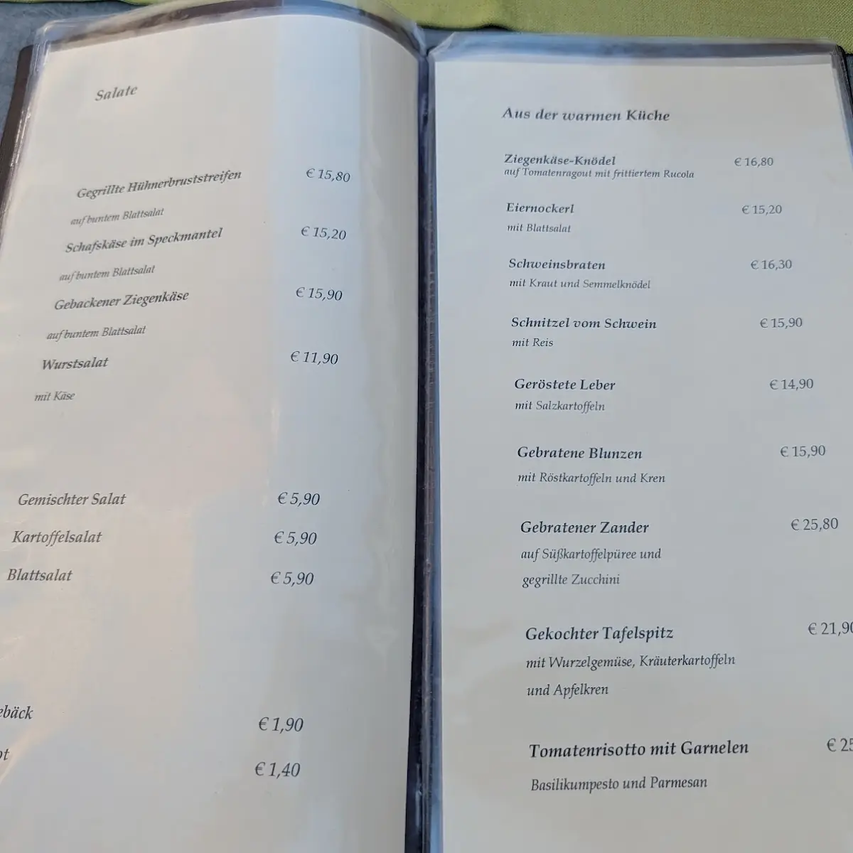 Speisekarte photo 1
