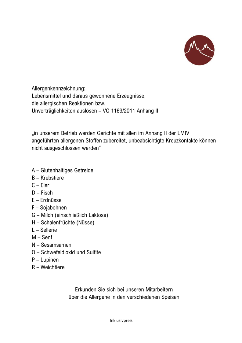 Speisekarte photo 8