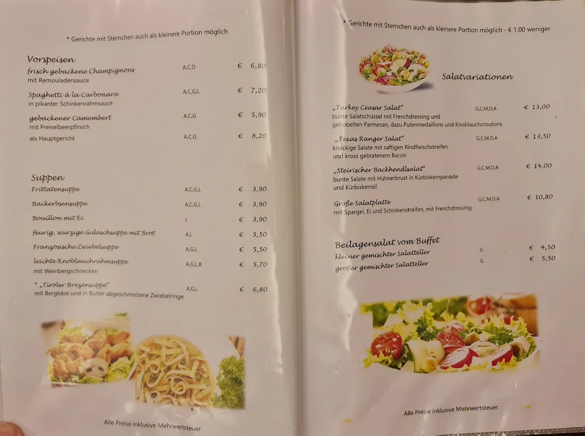 Speisekarte photo 5